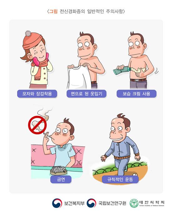 전신경화증의 일반적인 주의사항